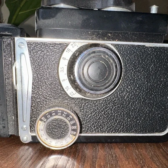 Yashica-A Black Twin-Lens Reflex Camera